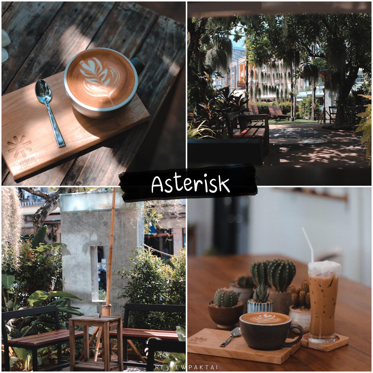 Asterisk espresso, check-in point in Phuket, good coffee, the shop is good at coffee. Coffee lovers will definitely be delighted here. The shop has many varieties of coffee to choose from for you to try. If you don't come, you'll miss out a lot, Mom!!