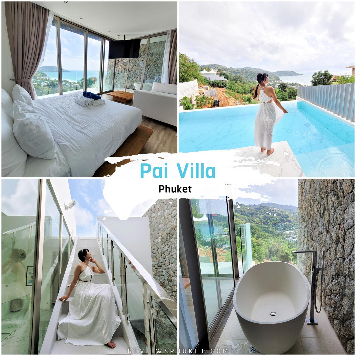 Pai Villa Phuket พายวิลล่า ที่พักภูเก็ต วิวทะเลวิวหลักล้าน สไตล์มินิมอล