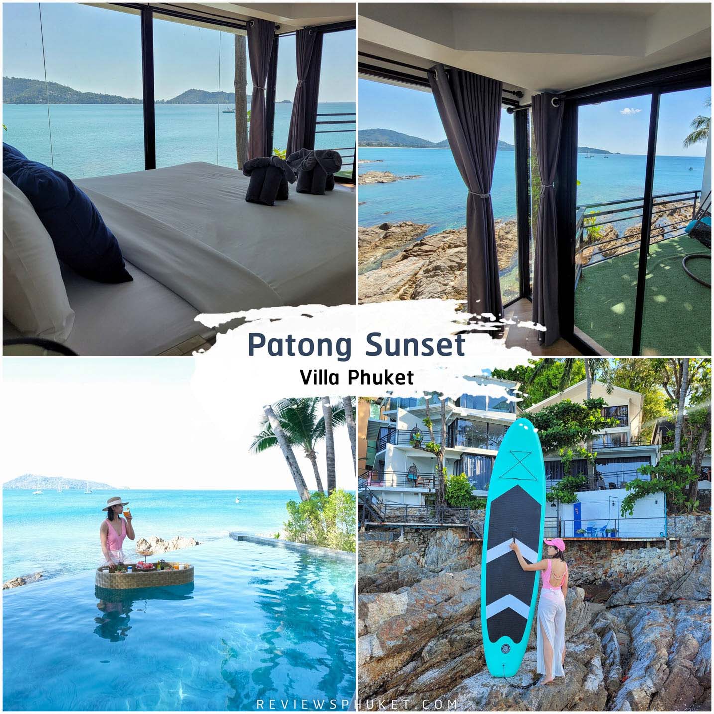 Patong Sunset Villa Phuket ที่พักสุดสวยวิลล่าริมหาดภูเก็ต ดินเนอร์ชมพระอาทิตย์ตกฟินๆ
